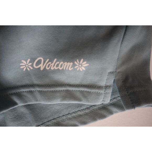 Volcom B0902402 Women's Sz S Blue Just Chill Mid-Rise Fleece Shorts - Picture 6 of 10